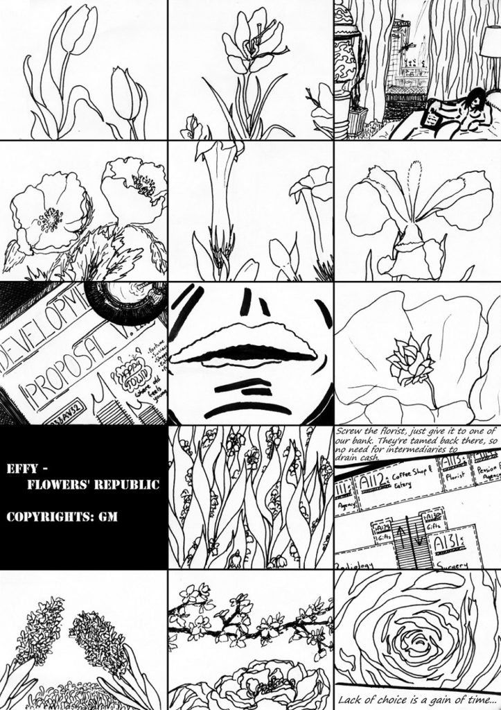 Effy the living efficiency comics 10 - Flowers' Republic (floriography and decision making)