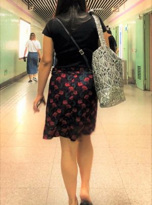 Effy By Design - Mauving On - Ripening Mulberry wrap-around see through skirt - 001