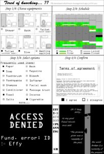 Effy the living efficiency comics 20 Bathroom planning (moral agreement and contract)