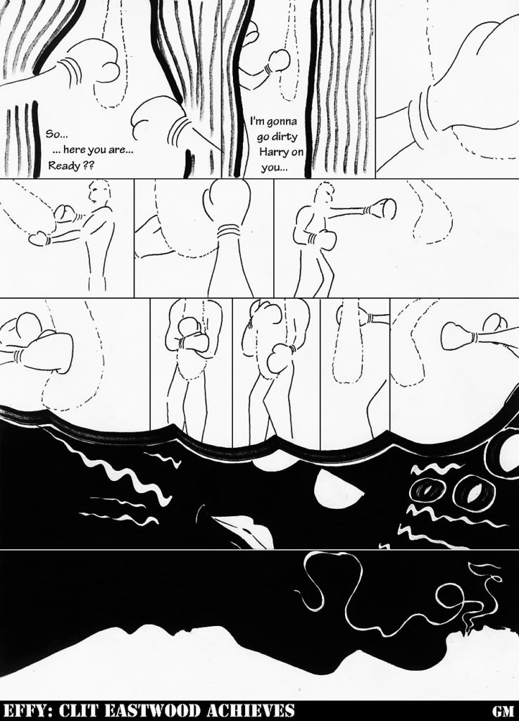 Effy the living efficiency comics 28 - Clit Eastwood achieves (output based and straight efficiency)