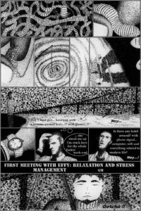 Effy the living efficiency comics 33 - First meeting with Effy Relaxation, stress management and performance (Human resource management)