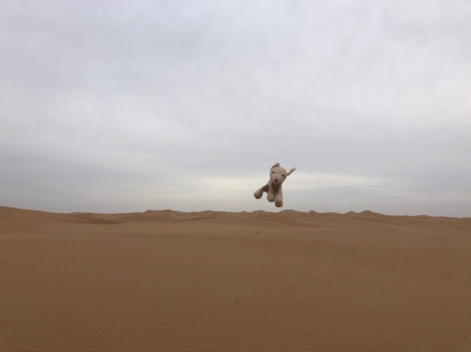 Kwoa Photo Poem 19 Dry flow - Tenggeli desert 2020