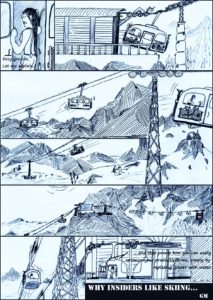 Effy the living efficiency comics 35 - Why insiders like skiing... (Finance, information & value of secrecy)