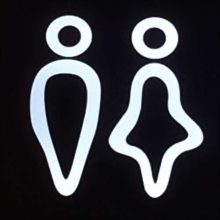 Mall toilets sign - IAPM 1 - Shanghai