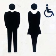 Mall toilets sign - Shanghai Tower - Shanghai