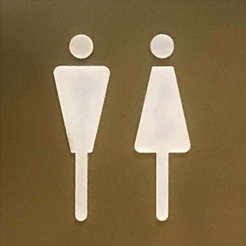 Mall toilets sign - Crystal Plaza - Shanghai
