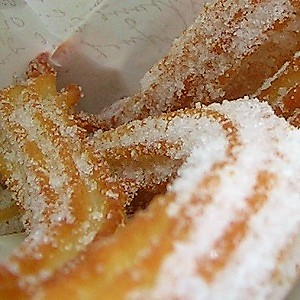 Kwoa Photo Serie - Food Texture - Churros with sugar - France