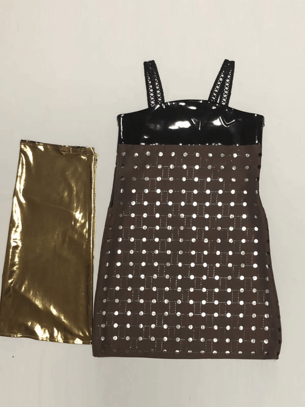 Effy By Design - Coffee Percolator Dress with Interchangeable Layers gif