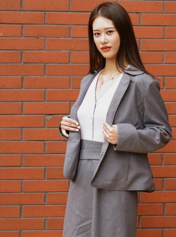 Effy By Design - Expert Office Cotton Suit Jacket 01