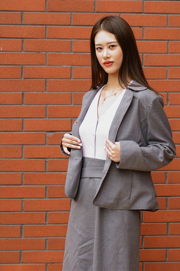 Effy By Design - Expert Office Cotton Suit Jacket 01