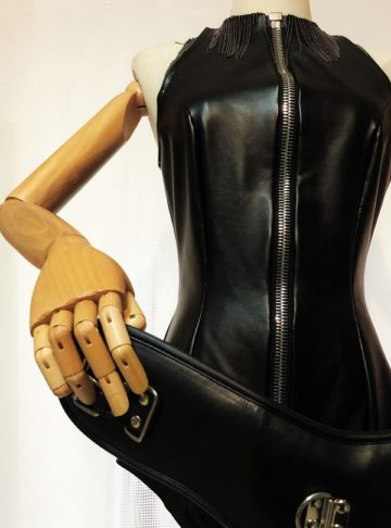 Effy By Design - Industrial Leather - Sexy & elegant - The Zip Bodysuit 03