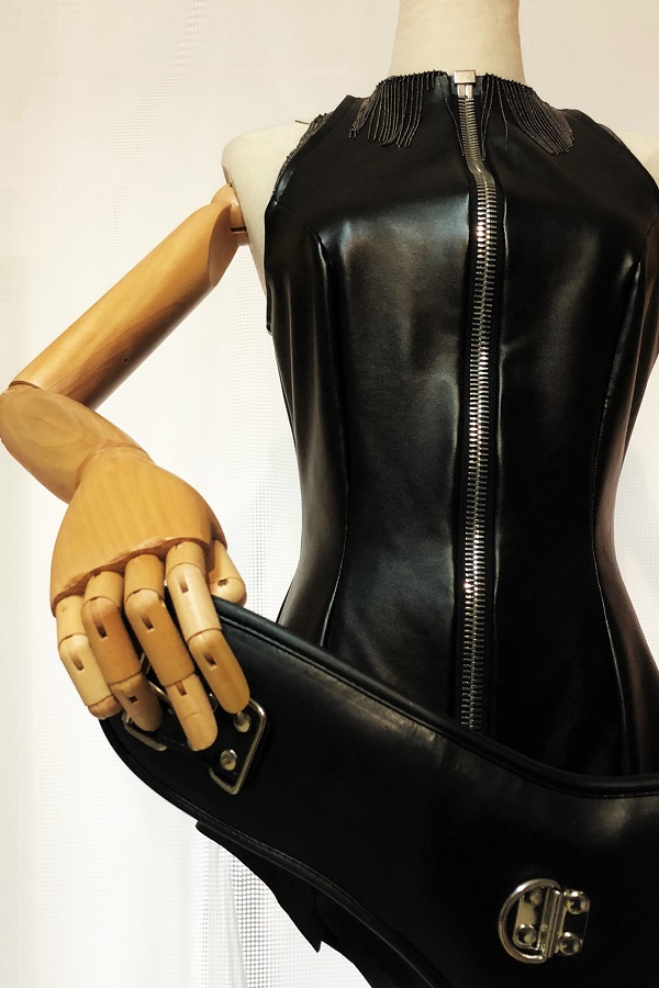 Effy By Design - Industrial Leather - Sexy & elegant - The Zip Bodysuit 03