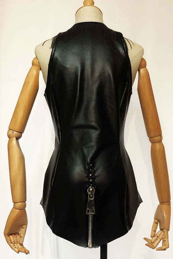 Effy By Design - Industrial Leather - Sexy & elegant - The Zip Bodysuit 06