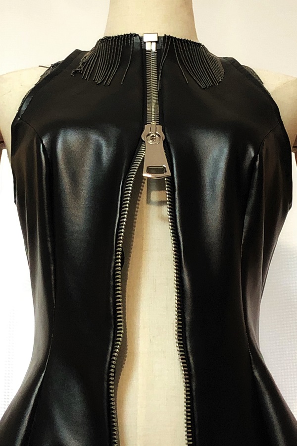Effy By Design - Industrial Leather - Sexy & elegant - The Zip Bodysuit 07