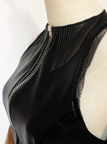 Effy By Design - Industrial Leather - Sexy & elegant - The Zip Bodysuit 08
