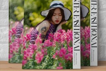 Florescent Violet cover of Interfashional april magazine