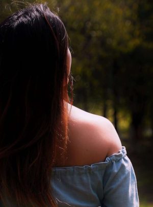 Swamps - Linen off-shoulders top with frog buttons and convertible sleeves - Eau-水-Water - Effy By Design - 000