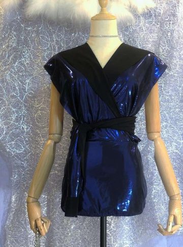 Ocean - Scintillating Blue Multiwear Convertible and Reversible Dress - Eau-水-Water - Effy By Design - 01