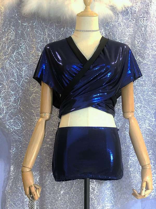 Ocean - Scintillating Blue Multiwear Convertible and Reversible Dress - Eau-水-Water - Effy By Design - 10