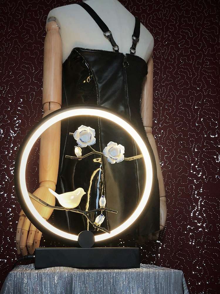 Grandiose - Black pu leather corset dress & rhinestones - stunning waist & dazzling art deco curves - ~{2030}~ - Effy By Design - 34