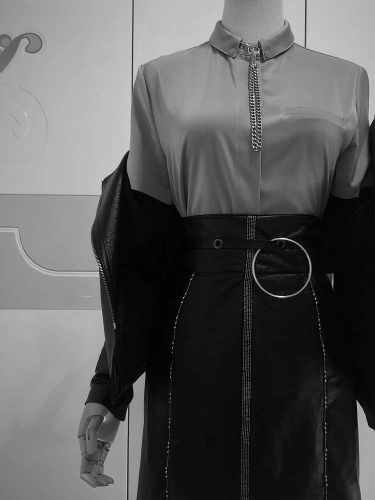 Paramount-Art-Deco-Leather-Skirt--{2030}--Effy By Design-01